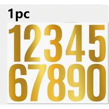 Reflective Stickers With 0-9 Numbers - Made Of Waterproof Vinyl Material With Strong Adhesion. Suitable For Outdoor Signs, Mailbox Address Plates, Vehicles, Helmets, Safety Labels And Windows. - New Arrival - View 15
