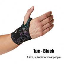 AA MASEDA 1pc Adjustable Sports Wrist Support, Wrist Joint Compression Band, High Elasticity Comfortable Breathable, Suitable For Men And Women, One Size Fits All - Black - View 11