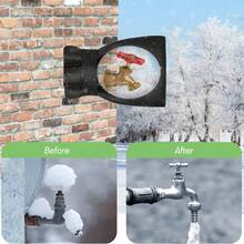 1pc Thickened Faucet Anti-Freeze Insulation Cover, Outdoor Water Pipe Anti-Freeze & Dust Cover, Prevents Faucet Freezing, Winter Insulation Essential, Reusable, Easy To Remove, Suitable For Home, Garden, Kitchen And Various Outdoor Environments, Winter Must-Have - Standard Model - View 3