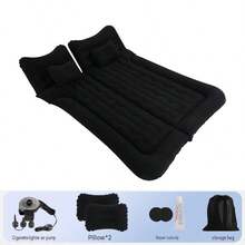 Single Camping Air Mattress With Built-In Electric Pump, Durable PVC Inflatable Bed For Car And Tent, Portable Foldable Sleeping Pad For Outdoor Indoor - A - View 6