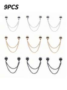 6/4/3pcs Adjustable Magnetic Pant Leg And Sleeve Clips, Made Of Durable Alloy Material, Detachable Design, Suitable For Pants And T-Shirts, Shorten Pant Length Without Sewing - Multicolor - View 19