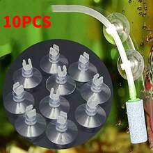 10pcs Aquarium Air Pump Hose Suction Cups, Aquarium Accessories - Aquarium Stand - View 3