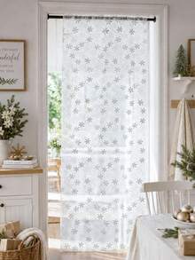 1pc Silver Large Snowflake Decoration, Baby Crib Curtain, Bedroom Door Curtain, Wall Decor Background, Baby Room Decoration, Baby Shower Supplies, Bridal Shower, Girl Birthday Gift, Party Gift, 1st Birthday, Living Room Decor, Christmas Decoration, Christmas Gift, Party Favor, Home Christmas Decor, Room Decoration, Christmas, Christmas Party, Halloween Decoration, 2027 New Year Party, New Year Gift, Winter Decoration - Silver Snowflake - View 4