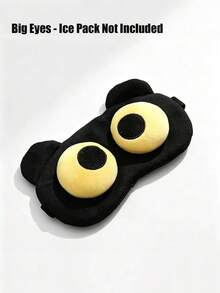 Cute Funny Big Eye 3D Eye Mask, 3D Design No Pressure On Eyes, Light-Blocking And Breathable, Compatible With Ice Pack, Supports Hot And Cold Compress, Suitable For Nap, Travel And Sleep - Multicolor - View 12