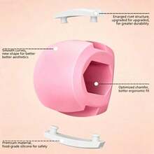Silicone Facial Fitness Ball Jaw Exerciser Facial Firming Device Double Chin Improver Relaxation Ball Gym Fitness Jawline Simulator - Multicolor - View 2
