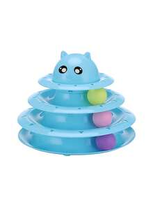 1pc Cat Scratch-And-Play Toy, Cat Toy, Self-Entertaining Cat Spinner Ball, Teething And Chewing Toy, 3-Layer And 4-Layer Toys For Kittens And Young Cats, Cat Teaser, Interactive Cat Training To - Multicolor - View 10