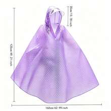 1pc Outdoor Portable Cycling Rain Poncho, Extra Large Durable Reusable. Hiking, Climbing, Travel Rain Protection. Outdoor Travel. Halloween, Christmas Outdoor Rain Gear - Multicolor - View 4