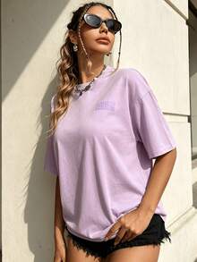 Women T-Shirts - Purple - View 3