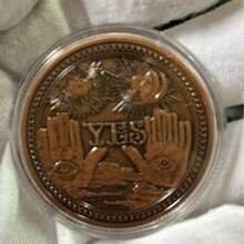 Yes/No Decision Coin - A Fun And Exciting Gold-Plated Commemorative Coin! - Bronze - View 12
