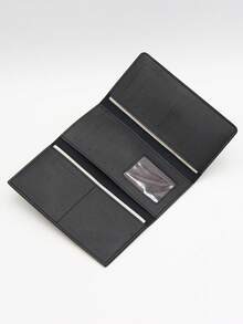 Best-Selling Women's Long Wallet Plaid Snap Foldable Multi-Slot Clutch Bag Fashion Versatile Daily Storage Wallet Bank Card Holder Leather Wallet - Brown - View 6