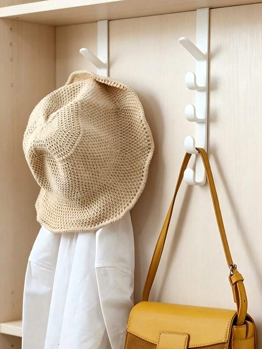 1pc/2pcs Multi-Function Children's Hat Storage Rack, Can Store 6 Baseball Caps, Suitable For Closet Hat, Towel, Tissue Storage Rack, Home Wardrobe Storage - Multicolor - View 1