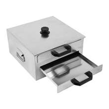 2 Tiers Silver 304 Stainless Steel Manual Cantonese Rice Noodle Rolls Machine With Openable Cover For Home And Commercial Use - View 6