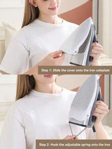 1/3/5pcs Universal Iron Soleplate Protector, Non-Stick Soleplate Cover, Suitable For Steam Irons - Durable Heat-Resistant Protector, Suitable For All Fabrics, Easy To Install - Home Essential Accessory - Multiple Styles and Colors - View 8