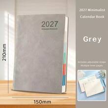 2027 Daily Planner Calendar Diary, 320 Pages Summary Notebook With 365 Day Checklist, Weekend Combo Layout, New Year Gift - One Size Fits All - View 12