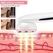 New Mini Facial Beauty Device, LED Skin Rejuvenation Massage Stick, Facial Skin Care Massager, LED Photon Skin Rejuvenation Device, USB Rechargeable Home Beauty Instrument For Face And Neck, Battery Capacity: 400mAh - White - View 6