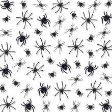 2/10/20/30/40/60pcs Mini Realistic Plastic Black Spider Toys, Simulated Insect Prank Props For Halloween Party Supplies - Multicolor - View 2