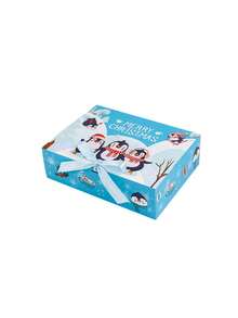 24/12/4 piezas/1 pieza Cajas de regalo de Navidad, cajas de papel con dibujos animados, cajas de regalo para fiestas y vacaciones, cajas decorativas para envolver regalos, cajas de regalo de papel de Navidad. Juego de cajas de regalo de Navidad grandes vacías, cajas decorativas para regalos de galletas, manzanas y caramelos de Papá Noel - Multicolor - Ver 8