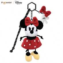 Gantungan Kunci Boneka Kartun Disney Lucu, Mickey Mouse, Goofy, Minnie, Donald Duck, Boneka Lembut, Hiasan Tas, Hadiah Natal, Liontin Ransel, Dekorasi untuk Anak-Anak - MultiWarna - View 8