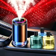 Smart Car Fragrance Diffuser With 5-Level Timer And Automatic Fragrance Spray. Includes The Device In The Aromatherapy Set. USB Rechargeable. Refills Essential Oils. A Must-Have For Deodorizing Cars And Homes. A Great Companion Item. - 1pc Ocean Essential Oil + Car Fragrance Diffuser - View 3