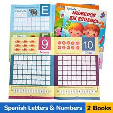 Lachilly 2 Buku Set Latihan Menulis Huruf dan Angka Bahasa Spanyol, Buku Aktivitas Menulis Tangan Bahasa Spanyol, Materi Pembelajaran Kosakata, Perlengkapan Pembelajaran Interaktif - YY051ALL Latihan Menulis Alfabet & Angka Spanyol - View 10