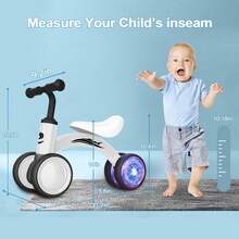 Kids Balance Bikes - Blue - View 9
