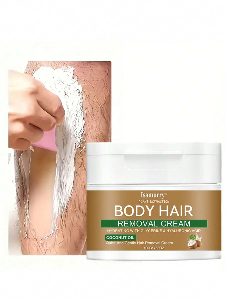 Coconut Strong Hair Removal Cream, Painless, Gentle & Non-Irritating, Clean Hair Removal, 5 Minutes Fast Hair Removal, Suitable For Lips, Underarms, Legs, Arms, Body - Cream - View 1