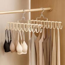 1/2pcs---Multifunctional 20-Hook Non-Slip Drying Rack – Ideal For Lingerie, Camisoles, And More (Home/Dorm/Student Use) - Multicolor - View 3