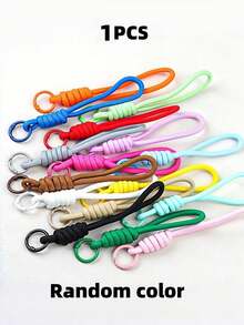 Random Color Nylon Rope DIY Handmade Weaving Set, Materials For Weaving Keychains And Backpack Decorations, Perfect Choice For Valentine's Day Gifts - Multi-color - View 15