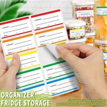 200PCS Colorful Removable Freezer & Food Storage Labels - Waterproof Food Storage Stickers, Kitchen Organization, Date & Content, English, No Residue Paper Labels, Perfect For Meal Prep, Containers & Kitchen Essentials, Holiday Must-Have - Multicolor - View 7