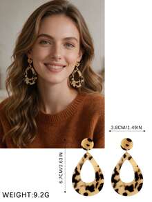Xiacheng 1/4 Pairs Women Raffia Earrings Set For Women,Boho Bohemian Summer Beach Vacation Party Jewelry,Lightweight Dangle For Daily Wear - Multicolor - View 5