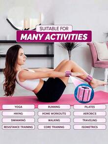 2pcs/Set - 1lb & 2lb Adjustable Wearable Wrist & Ankle Weights, Detachable Weight Blocks, Secure Fit Weighted Bands, Suitable For Yoga, Running, Pilates, Dance, Home Fitness Training, Multiple Colors Available - Multicolor - View 9