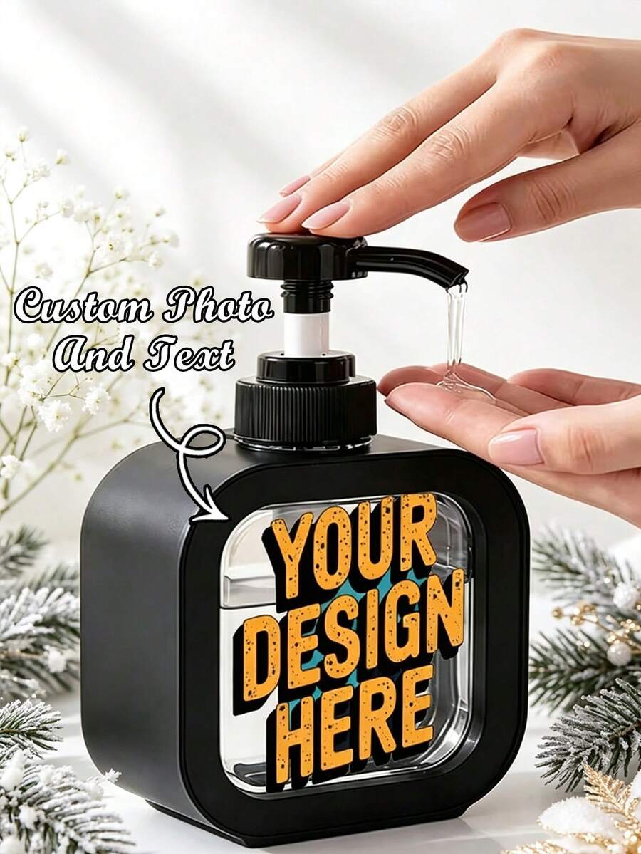 Customizable Plastic Soap Dispenser Suitable For Shower, Lotion, And Hand Soap, Plastic Dishwasher And Hand Soap Dispenser Set, Container For Or Commercial Use,Travel Essential,Boyfriend Gifts - Multicolor - View 1