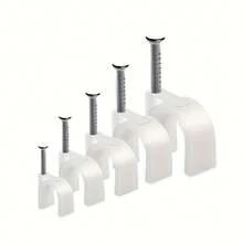 100pcs Steel Nail Cable Clips 5/6/8/10mm - 100pcs - View 1