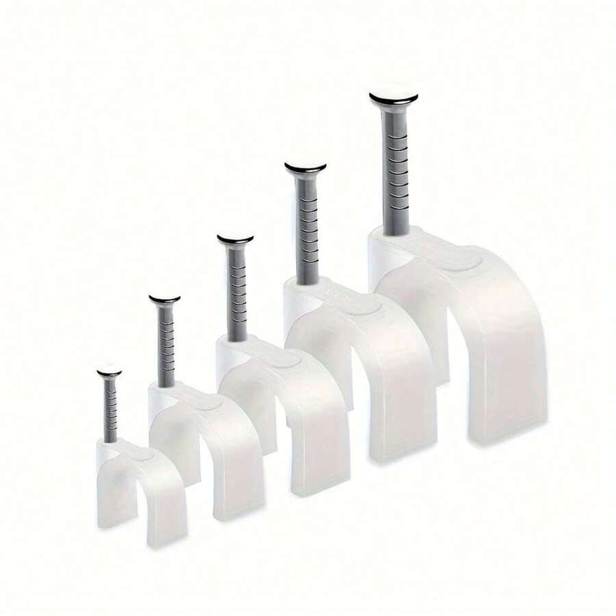 100pcs Steel Nail Cable Clips 5/6/8/10mm - 100pcs - View 1