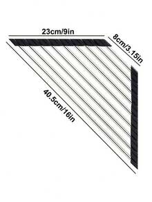 Foldable Stainless Steel Triangle Coil Drying Rack, Suitable For Small Sink Corners, Multi-Functional Kitchen Drain Rack, Rust-Proof Storage Rack, Tripod-Style Shelf, Space-Saving (Black/Grey) - One Size Fits All - View 13