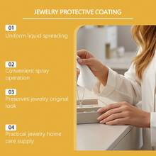 Jewelry Protection Spray 100ML Anti-Oxidation & Discoloration Transparent Coating Protects Jewelry From Air Wear Good Protection Weather-Resistant Suitable For Rings, Necklaces, Bracelets, Earrings, Gold & Silver Jewelry And Clothing Jewelry Care Products, Small Gift (Randomly Shipped In Two Packaging Styles) - Jewelry Protective Coating Spray - View 3