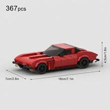 MIKEMENG 306/304/367/328/370/364 PCS Classic MOC Building Blocks Racing Car Set, Adult DIY Assemblable Car Toy Model, Suitable For Collection, City Tech Champion Cup Series, Perfect As Birthday, Halloween, Christmas Gift For Boyfriend, Husband - Model - View 10
