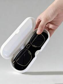 Fashion Star Print Glasses Case, Ins Style Glasses Storage Box, Multi-Functional Storage Box, Fashion Glasses Storage Box, New Minimalist Design, Portable, Waterproof And Dustproof, Suitable For Fashion Glasses And Prescription Glasses, Glasses Protection Storage Box, Neutral Glasses Storage Box - Multicolor - View 6