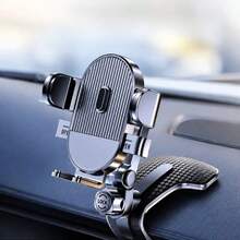 Suporte de Telefone para Carro LCARS com Clipe de Painel, Suporte de Navegação Giratório 360°, Suporte Universal Anti-Vibração - 16+YBT01 - Visão 10