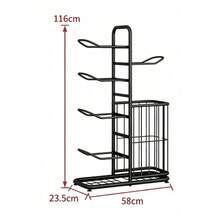 1PCS 5/7 Tier Storage Rack Holder Organizer Football Basketball Ball Volleyball Basket Stand - 5-tier - View 2