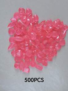 500/1000顆螢光發光鵝卵石，發光庭院裝飾石，適用於庭院小徑、魚缸、婚禮裝飾 - 多色 - 查看 9
