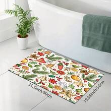 1pc Christmas Diatomaceous Earth Absorbent Dish Drying Mat, Cartoon Style, Suitable For Kitchen Countertop, Home Dining Table Decor, Coffee Machine Mat, Breakfast Mat, Table Mat And Holiday Party Decoration - Multicolor - View 13