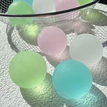 Clear Frosted Maltose Squeeze Squishy Ball, Stretchable Durable Smooth Soft Squishy-Plush, Slow-Rebound Fluffy Squishes, Elastic Non-Sticky Odorless Squishy, Fun Collectible Random Color Gift For Family Friends - Multicolor - View 2