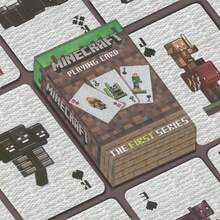FIFA 55Pcs Minecraft Pixel Playing Cards, Desktop Casual Card Game, Retro Pixel Style Tabletop Game, Niche Party Entertainment Props - Multicolor - View 5