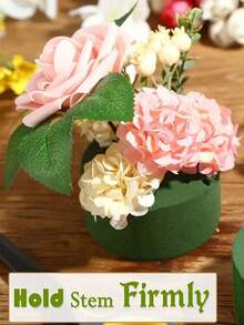 1/4/6/8/10pcs Wet & Dry Floral Foam Bricks, 3.14 Inch, Green Foam Blocks, Suitable For Floral Arrangements, Plant Decoration And Handmade Crafts, Spring Floral Decor & Crafts, Slightly Collapsed Edges - Multicolor - View 5