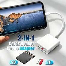 2-In-1 USB-C Card Reader, USB C To SD Card OTG SD/TF Memory Card Adapter, Compatible With IPad Pro, And Other Tablets - View 4