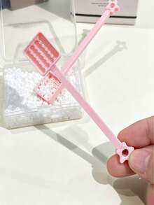 Perler Bead Tool Kit With Bead Spoon And Compartmentalized Storage Box, For Quick Bead Sorting And Organization, Perfect For DIY Crafts, Students, And Halloween/Christmas Gift Accessories. - Multicolor - View 6