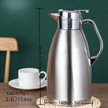 Insulated Water Pitcher Hotel Large Capacity Roman Style Double-Wall Vacuum Flask Tea Pot Hot Water Pot - Multicolor - View 9