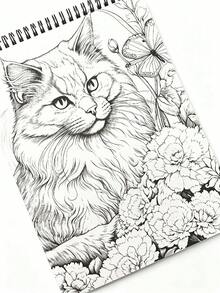 Adult Coloring Book, Theme: Mutant Plants, Includes 32 Pages Of Upgraded Thick Paper, Size: 8.2 X 11.2 Inches. It Features Clear Patterns That Help Reduce Stress And Improve Mood. The Exquisite Design And Easy-To-Understand Illustrations Make It A - C - View 3