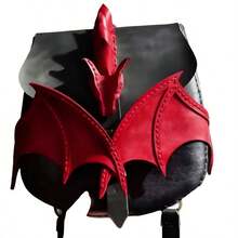 Women Shoulder Bags - Black and Red - View 5